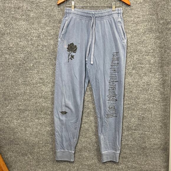 Shawn Mendes The World Tour Blue Sweatpants Size Small Women’s - Picture 1 of 11